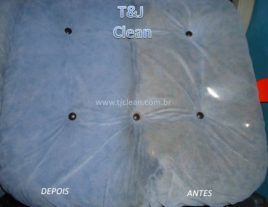 Poltrona antes e depois