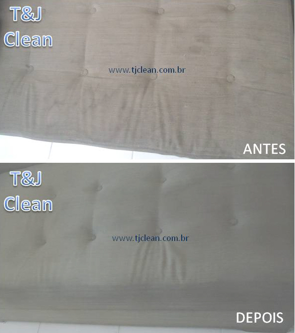 Sofá antes e depois