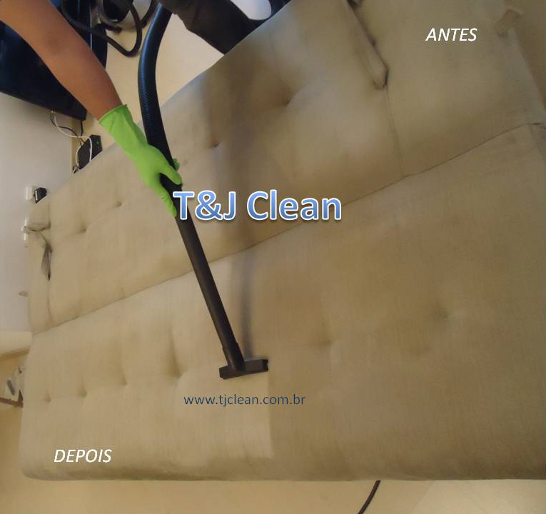 Sofá antes e depois